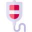 Blood transfusion icon 64x64