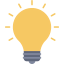 Light bulb icon 64x64