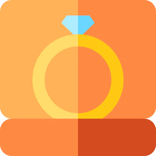 Diamond ring icon