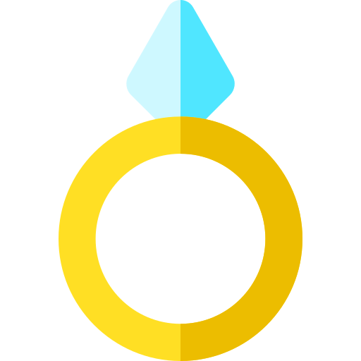 Diamond ring icon