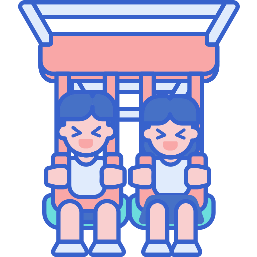 Roller coaster icon