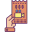 Movie ticket icon 64x64