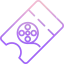 Movie ticket icon 64x64