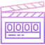 Clapperboard icon 64x64