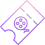 Movie ticket icon 64x64
