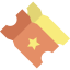 Movie tickets icon 64x64