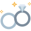 Wedding rings icon 64x64