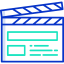Clapperboard icon 64x64