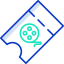 Movie ticket icon 64x64