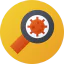Virus search icon 64x64