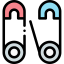Safety pin icon 64x64