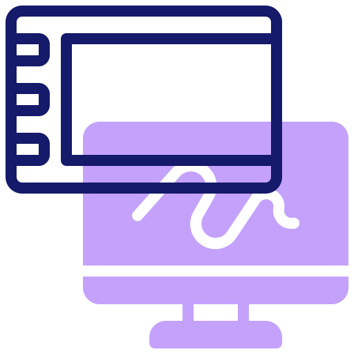 Pen tablet icon