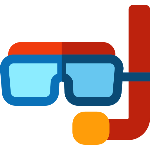 Diving glasses icon