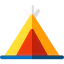 Camping tent icon 64x64