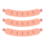Sausages icon 64x64