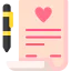 Wedding contract icon 64x64