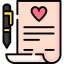 Wedding contract icon 64x64