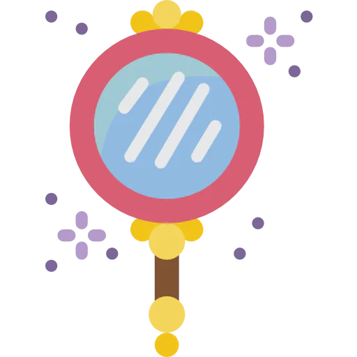 Magic mirror icon