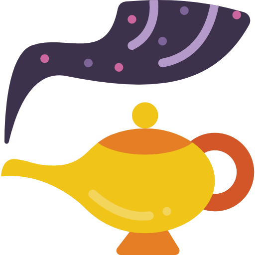 Magic lamp icon