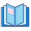 Open book Symbol 64x64