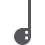 Musical note icon 64x64