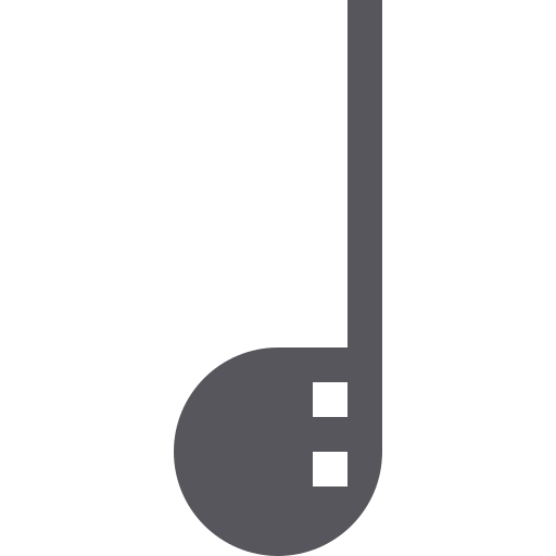 Musical note icon