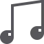 Musical note icon 64x64