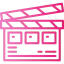 Clapperboard icon 64x64