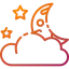 Cloudy night icon 64x64