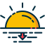 Sunset icon 64x64
