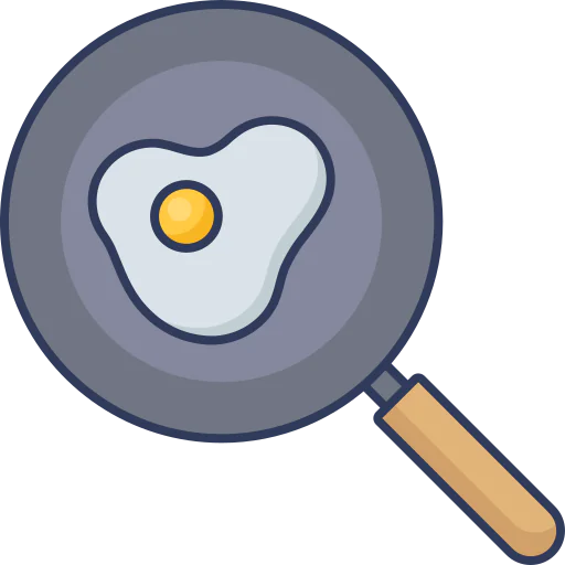 Frying pan icon
