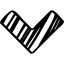 Angle arrow sketch pointing down іконка 64x64
