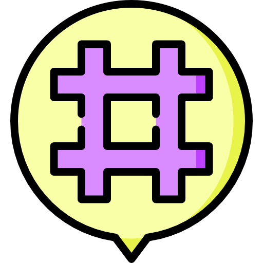 Hashtag icon