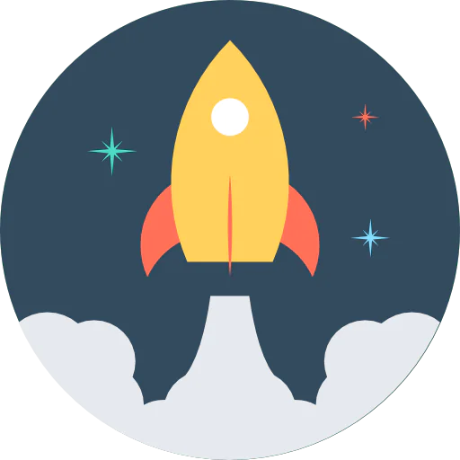 Rocket ship icon