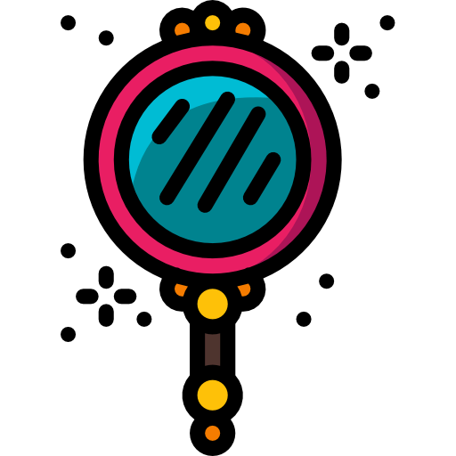 Magic mirror icon
