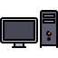 Computer monitor іконка 64x64