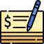 Cheque icon 64x64