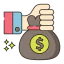 Money bag icon 64x64