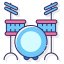 Drum set Ikona 64x64