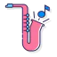 Saxophone Symbol 64x64
