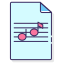 Music sheet icon 64x64