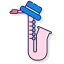 Saxophone Symbol 64x64