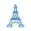 Eiffel tower icon 64x64