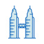 Petronas towers icon 64x64