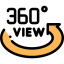360 degrees アイコン 64x64