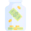 Money jar icon 64x64