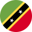 Saint kitts and nevis icon 64x64