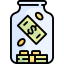 Money jar icon 64x64