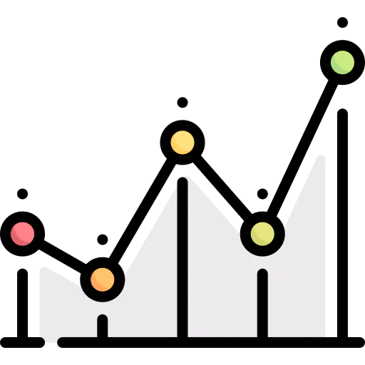 Line chart icon