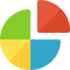 Pie chart icon 64x64